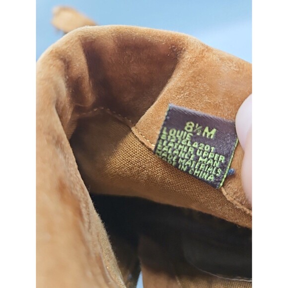 Sam Edelman Boots Womens 8.5 Brown Louie Suede Fringe Zip Ankle Western - Picture 12 of 12